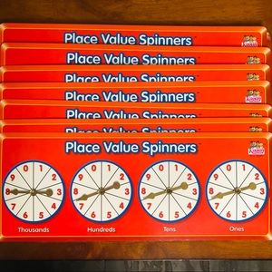 Kagan Place Value Spinners Bundle Set of 6 Number Building Teaching Tool NEW